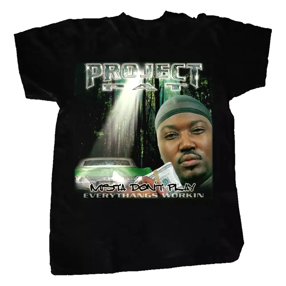 Project Mista Don'T Play Pat Three 6 Mafia Album T-shirt