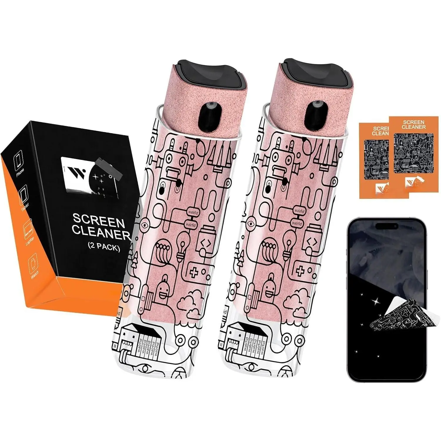 Graffiti Pink & Pink