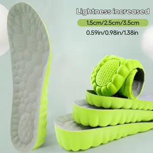 4D Cloud Shoe Height Increase Insoles for Men and Women, Soft Memory Foam Insoles, Ultra Comfort, Super Soft Elevator Insoles with Shock Absorption