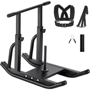 VEVOR Football Sleds and Chutes, Weight Sled, Football Training Pull Push Running Sled, Fitness Workout Sled Push Gym Equipment, Adjustable Height Handle, Compatible 1/2 in Weight PlatesVEVOR Super Brand Day