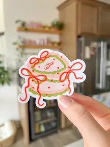 Cutie Heart Cake Sticker