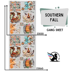 Southern Fall | Premade DTF Transfer Gang Sheet For Graphic Tees