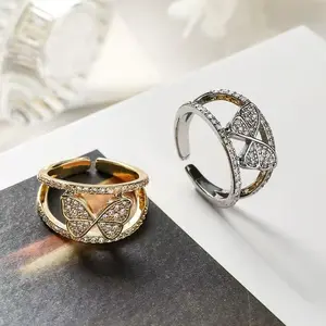 Simple Butterfly Women’s Fashion Synthetic Zirconia Wedding/Party Ring