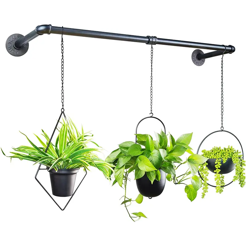 Plant Hanging Rod, with 3 Hooks, 36" Plant Hanger Indoor, Hanging Planter  for Indoor Plants, Window Wall Ceiling Plant Hanger (POTS & PLANTS NOT  INCLUDED) - TikTok Shop