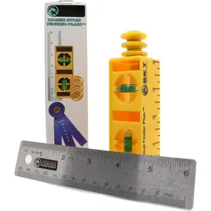 Magic Stud Finder Plus - 3-in-1  Stud Finder with Level & Ruler, Extra- Neodymium , No Electronics, Includes 3 Xtreme  & 6" Steel Ruler for  TV, Shelves, Art