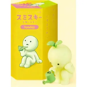 Glow in The Dark Collectible Figure, Random Sunday Series Character, Assorted Blind Box, Reusable Decorative Toy, Glowing PVC Statue for Display