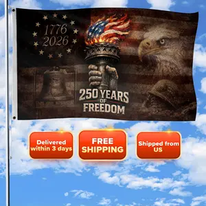 American Independence 250th Flag Double-Sided Outdoor House Decor