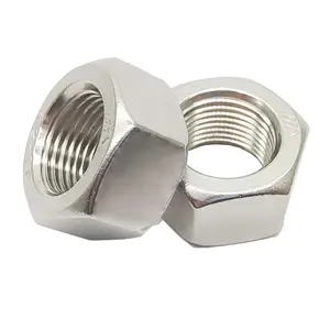 2pcs M18 x 1.5mm Pitch Hex Nuts Stainless Hex Nu, Metric Fine Hex Nuts
