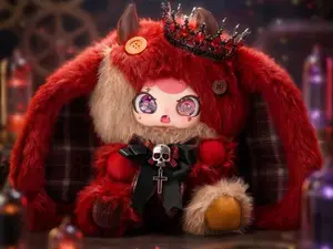 Zha Zha Ben Xin Workshop 800%  series Mystery Boxes Bag Pendant Bunny Plush Dolls Soft Collectibles （Hidden Style 2/24)