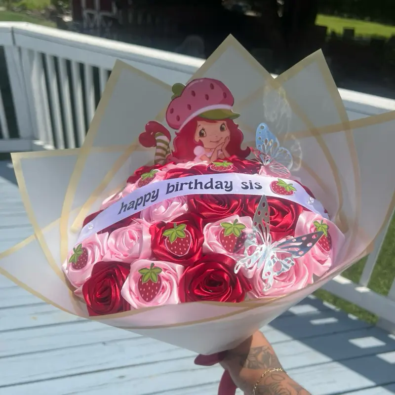 Forever roses strawberry shortcake