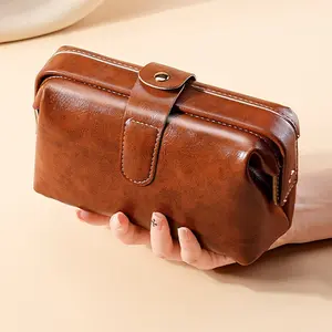 PU Makeup Bag for Purse Travel Large Capacity Cosmetic Bags for Women and Girls Toiletry Bag Make Up Organizer Cosmetic Brush Bags