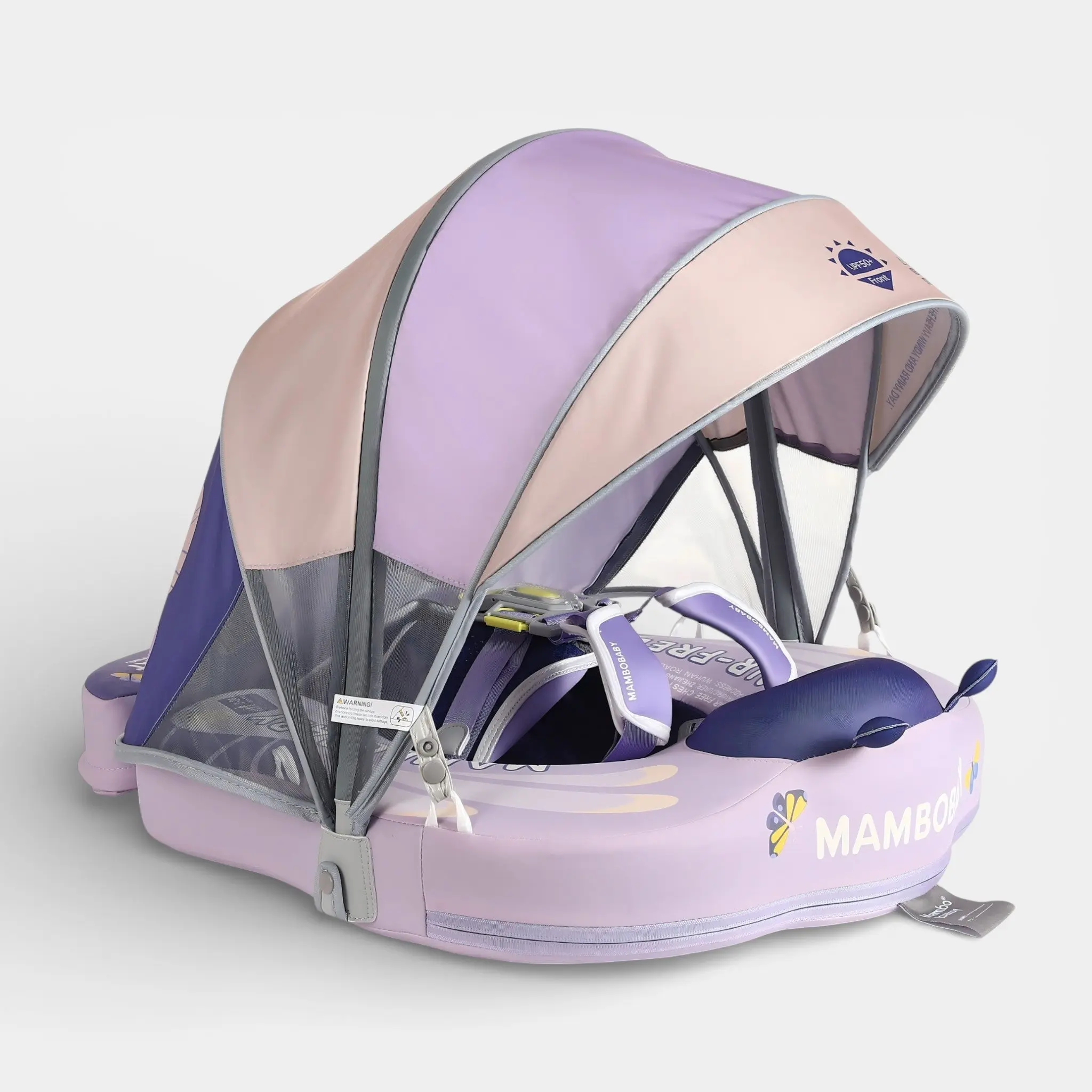 Heccei FoamCore Ultra Series Safety Baby Float for 3M-2Y I UPF 50+ Removable Canopy (1 Pack)