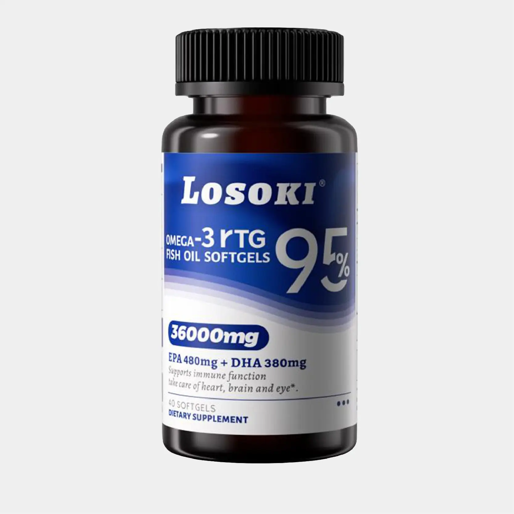 95% High Purity RTG Deep Sea Fish Oil Supplement