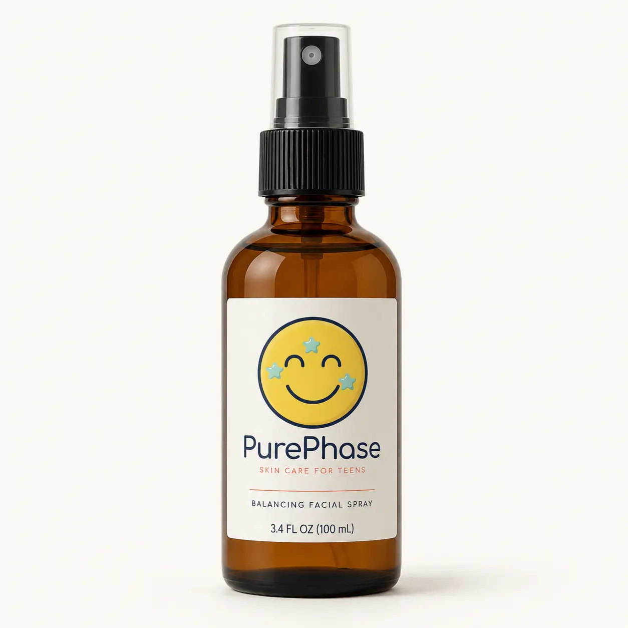 PurePhase Balancing Facial Mist - Hydrating, Refreshing Teen Skincare Spray with Lightweight Dewy Finish, 3.4 fl oz