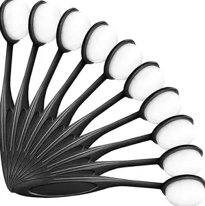 10 PCS Ink Blending Brushes for Card Making Supplies, Color Coded Handles Blender Brushes for Stamping Scrapbooking Stencil Brush, Craft Blending Brush, Distress Ink Blending Tool