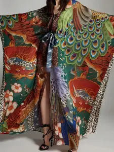 Plus Size Caftan Dress for Women, Long Beach Kaftans, Swimwear Beach Cover Ups, Stylish and Comfortable Summer