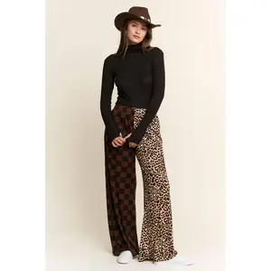 Split Decision Leopard Pants