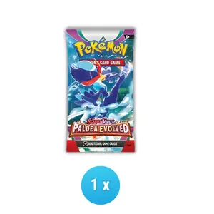 1x Paldea Evolved Booster Pack - Includes Various Pokémon Collectibles for Enhanced Collection Experience