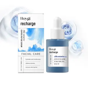 Hoygi Blue Copper Peptide Care Serum, Deep Hydrating Emollient Gentle Skin Care Moisturizing Nourishing Skin Rejuvenation Serum