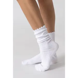 Foxy Kind Ruffle Socks