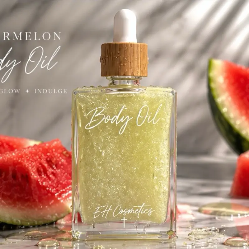Watermelon Body Oil, Hydrating Skin Moisturizer for Dry Skin