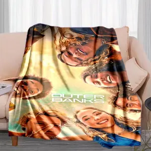Outer Banks (8) Printed plush blankets are suitable for all seasons, soft and comfortable for sofas, mattresses, offices, outdoor use, camping, travel, and home use. Perfect for Black Friday,