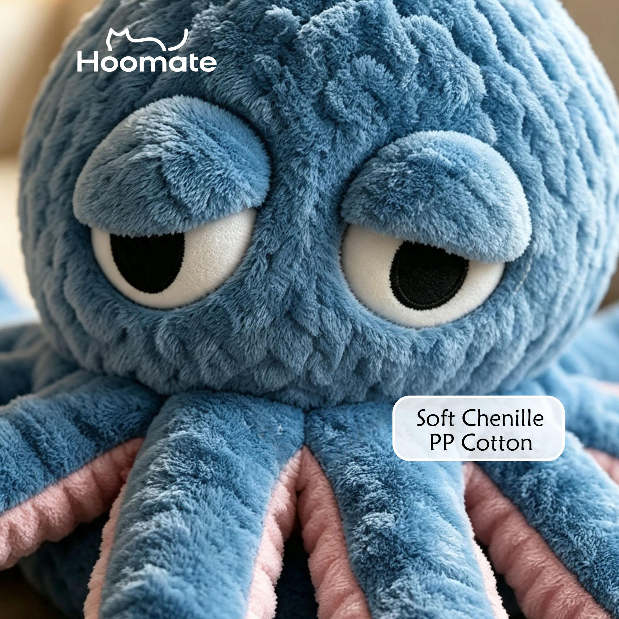 Giant 39" Octopus Shape Squeak Toy for Large Dogs - Interactive Plush Toy with Soft Fabric, Ultra-Long Tentacles, Rope-Tug Design for Boredom Relief & Energy Burning
