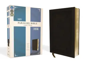 NIV, The Message, Parallel Bible, Large Print, Leathersoft, Brown: Two Bible Versions Together for Study and Comparison by Eugene H. Peterson||Zondervan [Leatherbound Book]