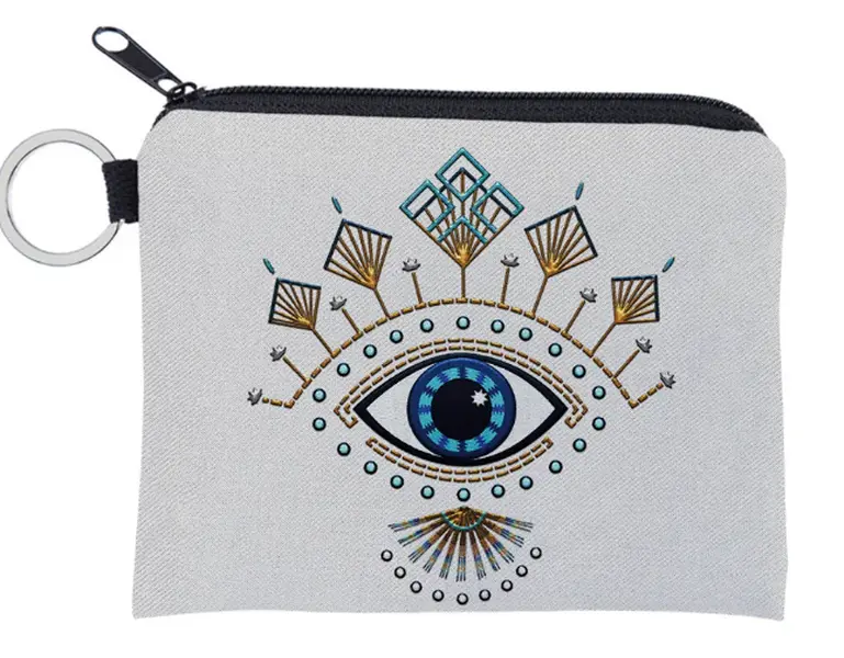 Lucky Eye Coin Purse & Key Ring – Blue Protection Charm