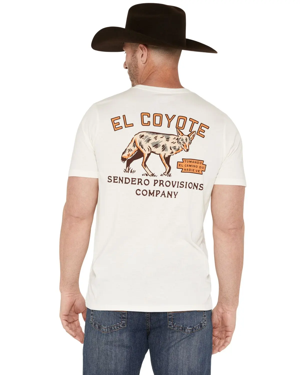 Sendero Provisions Men's Men'S Coyote Short Sleeve Graphic T-Shirt - Spcs125s35a
