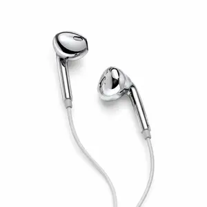 Chrome Wired Earbuds Metallic Earphones with Microphone, Type C, Lightning & 3.5mm Wired Headphones for iPhone, iPad, Ipod, Android, Laptop, usb.