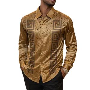 Formal shirts with rhinstones and differents patterns and varity of color to choose