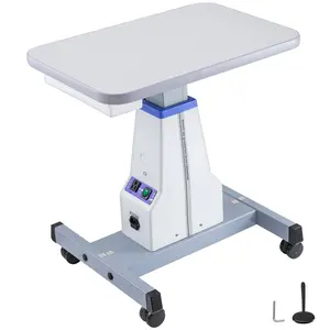 Summervibes Optical Electric Motorized Table Instrument Lift Table With 4 Wheels Adjustable Height