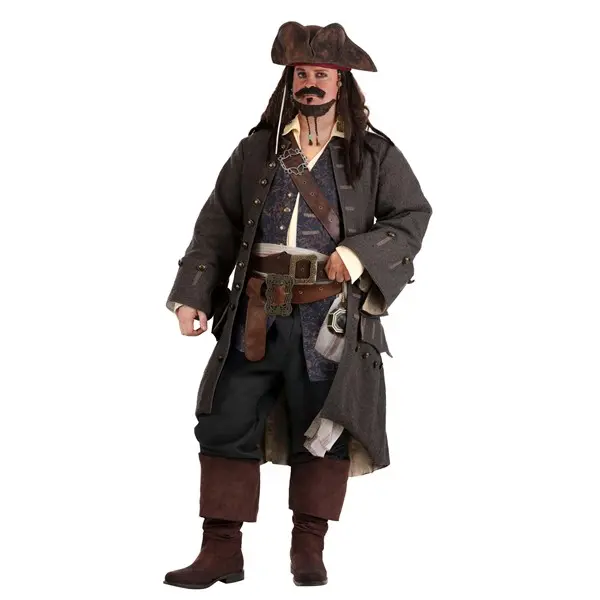 Plus Size Elite Disney Jack Sparrow Costume for Men (© Disney)