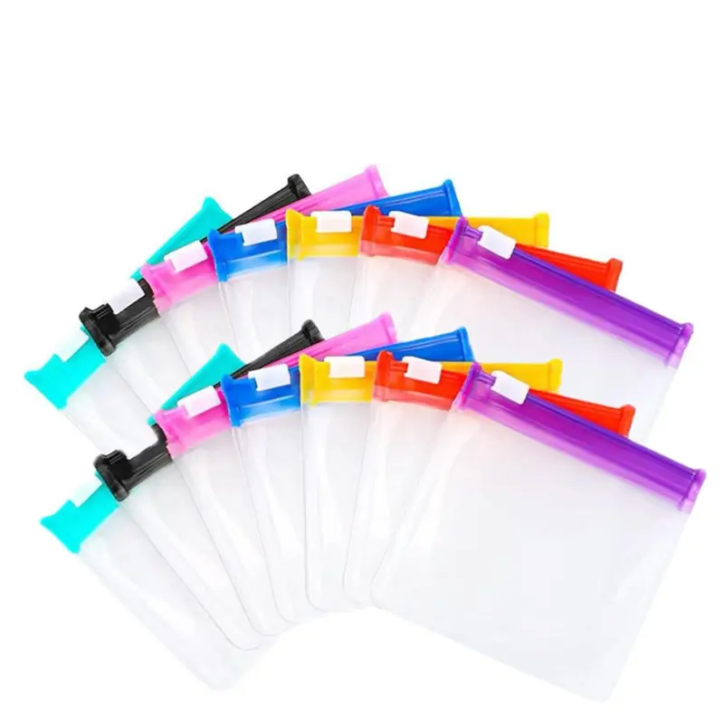 Clear Zipper Pill Storage Bag, 7 Counts/set Reusable Pill Organizer, Portable Pill Organizer Storage Bag for Travel, Home Organizer for Pill & Small Item, Travel Accessories