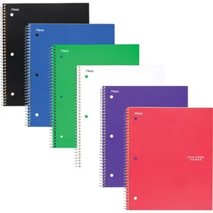 ACCO Brands MEA38052 Mead Five Star Subject Spiral Notebook - 100 Sheets