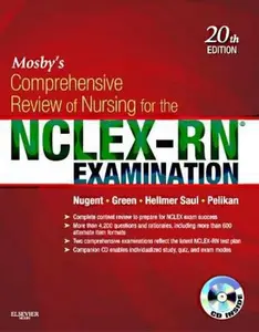 USED-Mosby's Comprehensive Review of Nursing for the Nclex-Rn(r) Examination [With CDROM] by Nugent, Patricia M. (Paperback)