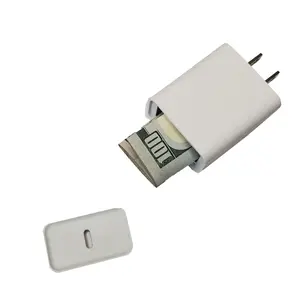 Phone Charger Diversion Safe - Realistic Looking USB Charger with Storage Compartment | Cash Can Items Hidden Compartment Storage Hiding Places