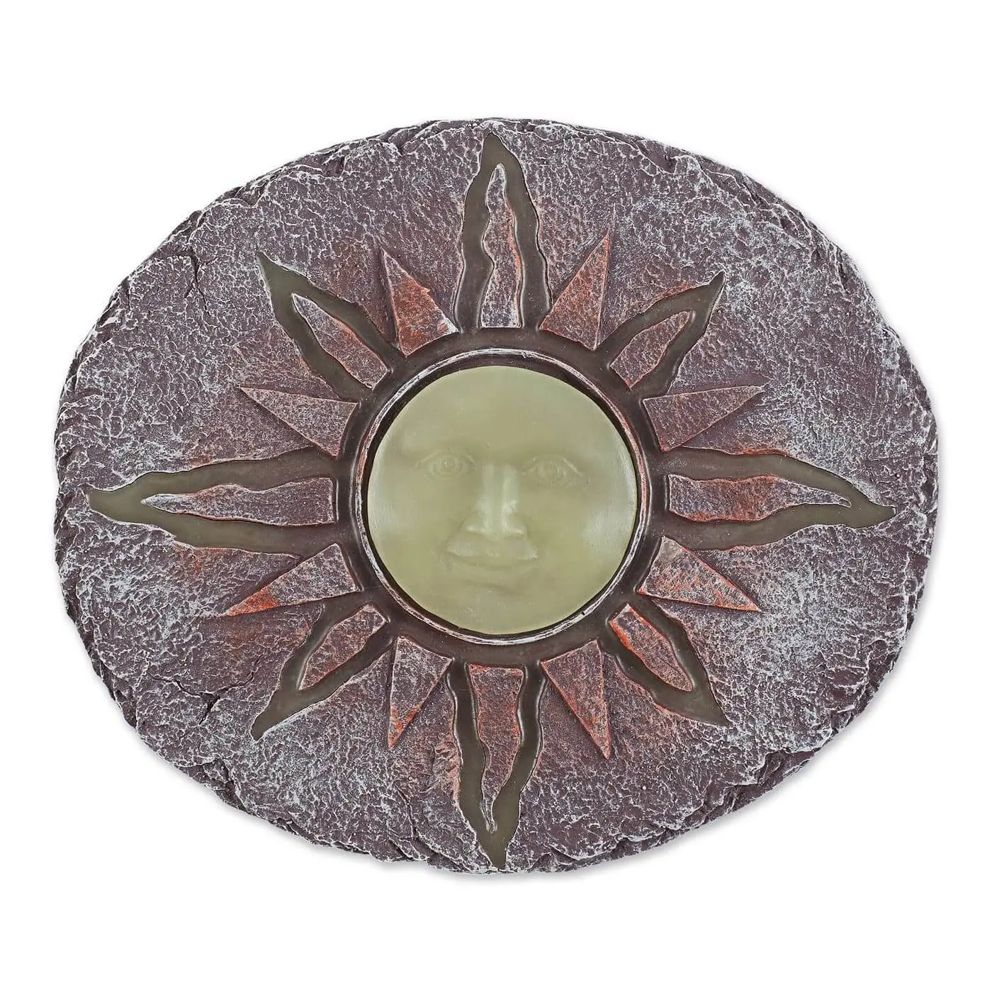 Sun Glowing Stepping Stone - Natural Stone with Sun Glowing Effect, Ideal for Outdoor Use