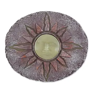 Sun Glowing Stepping Stone - Natural Stone with Sun Glowing Effect, Ideal for Outdoor Use