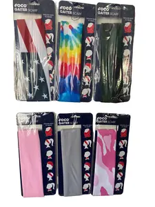 Foco / Gaiter Scarf, Bandana, Hair Tie, Unisex, 6 Styles to choose from, sold individually