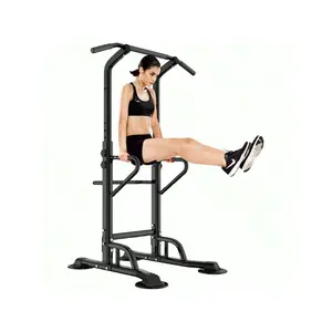 Sports season  DlandHome Power Tower Adjustable Height Pull Up Dip Multi Function Home Strength Training Fiess Workout Station Outdoor agility training