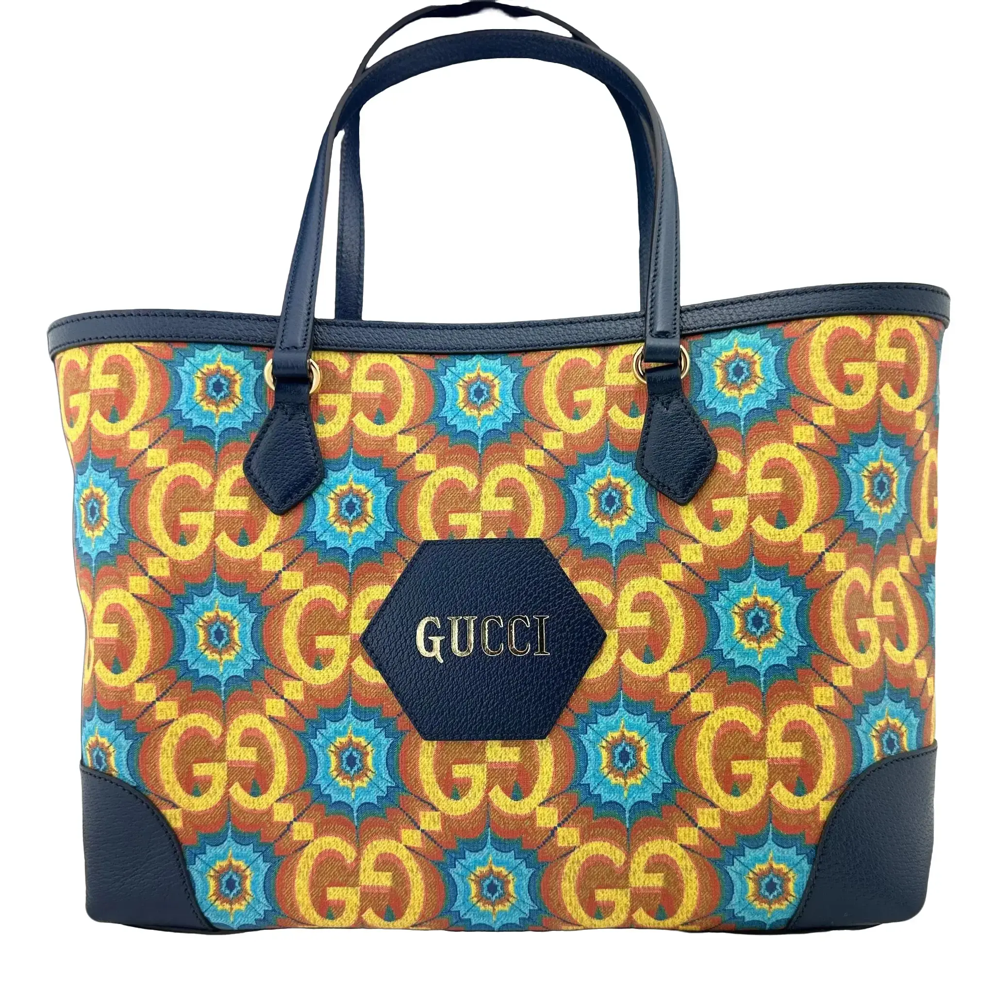 Pre-owned GUCCI GG Monogram Canvas Tote Bags 100 Ophidia Medium Tote Bag
