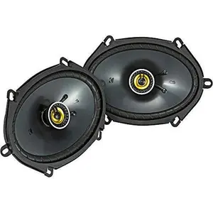 KICKER CS Series CSC68 6 x 8 Inch Car Audio System Speaker, Black (2 Pack)