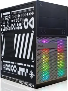 Dell RGB Gaming OptiPlex Desktop PC Computer, Intel Core i5, GeForce GTX 750 Ti 4G, 16GB RAM, 512GB SSD, RGB Keyboard & Mouse, WiFi, Windows 11 Pro (Renewed)