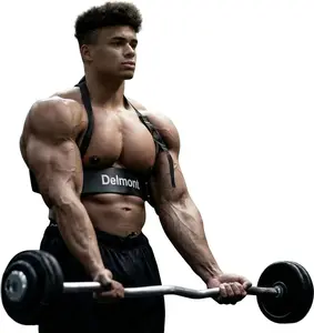 Delmont Arm Blaster for Bicep Curl | Adjustable Arm Isolator with Foam Padding & Durable Aluminum Frame, Muscle Building & Strength Training Equipment for Bodybuilding, Gym & Home Workouts