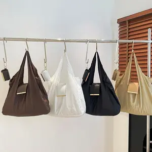 Ultralight Foldable Tote Bag - Pocket-Sized Reusable Grocery Bag with Carabiner Keychain for On-the-Go ShoppingGift