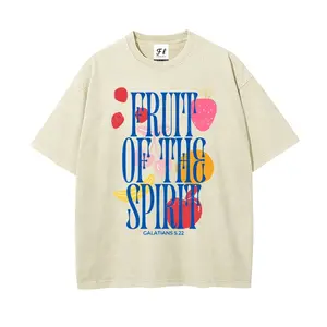 Fruit Of The Spirit Christian Unisex Washed T-Shirt – Faith-Inspired Style