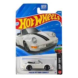 Hot Wheels Porsche 911 Turbo Cabriolet White Mainline 52/250