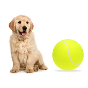 9.5" Oversize Giant Tennis Ball for Children & Adults - Green Felt & Rubber Material - Perfect for Outdoor Fun & Autographing - 9.5in Size Game